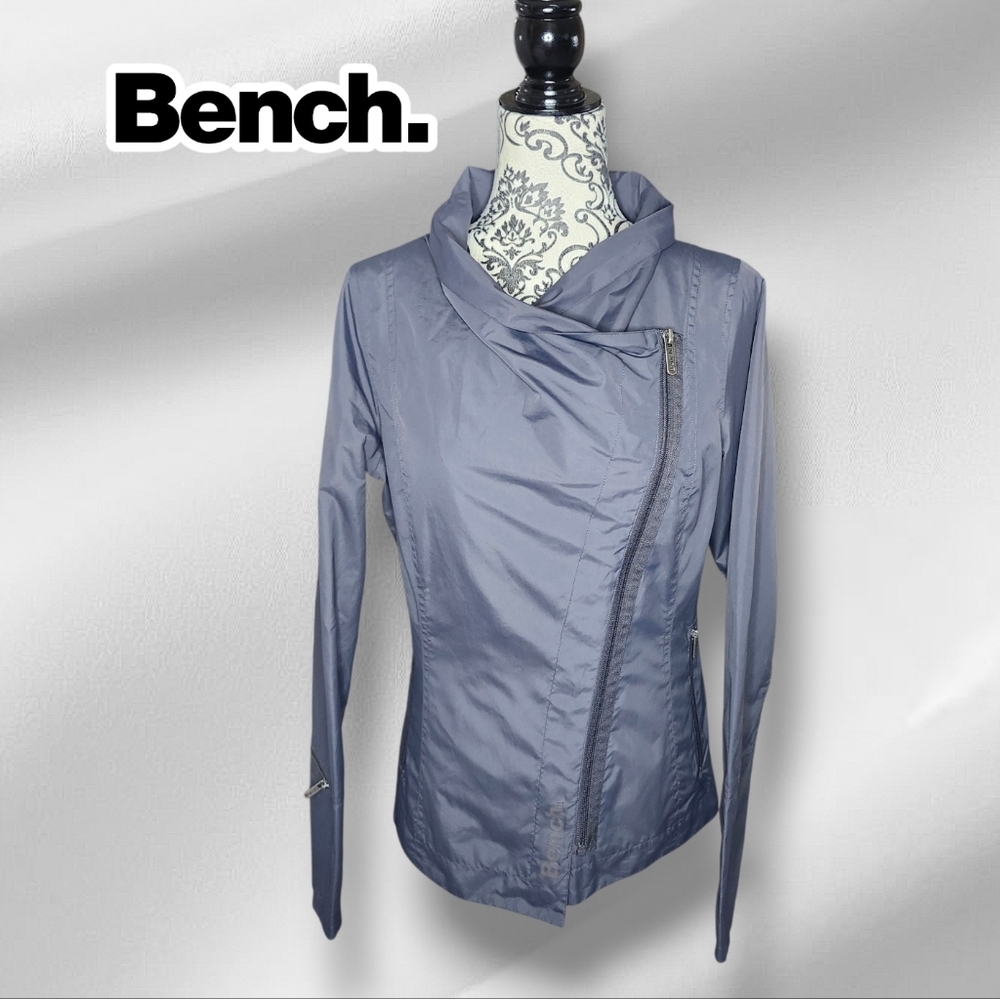 BENCH Gray Asymmetrical Jacket - Medium